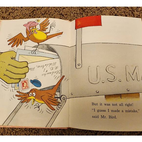 1958 Dr Seuss The Cat In The Hat Comes Back B-2 And 1968 The Best Nest B-51 - Picture 5 of 16